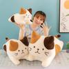 40cm Cartoon Cat Plush Toy Doll Long Cat Sleeping Pillow Short Plush Girl Companion Gift Doll Birthday Gift