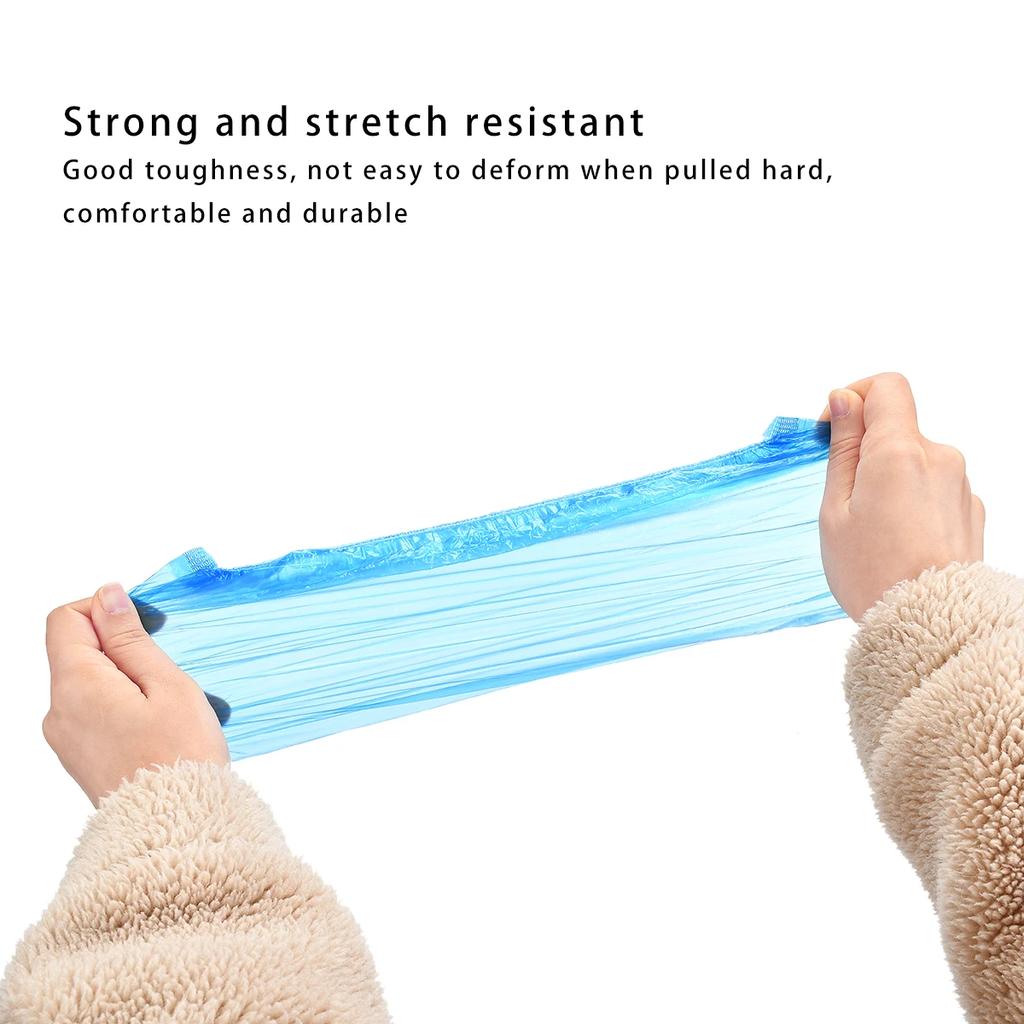 100pcs/sets Plastic Disposable Waterproof Shoe Covers Non-Slip Wear-Resistant Cleaning Overshoes Outdoor Rainy Day Carpet Clean