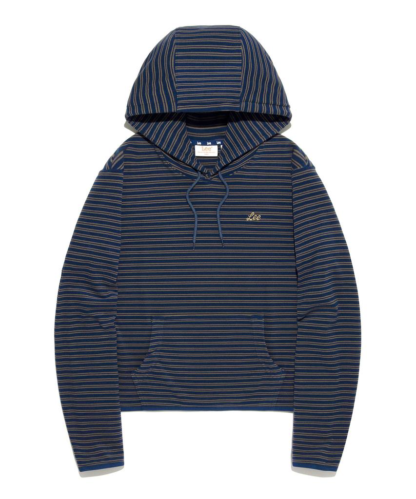 LEE Women'S Hooded Fleece Long Sleeve T-Shirt Navy