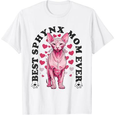 Beste Sphynx Kat Mama Schattige Kitten Kaalloze Sphinx Moeder Grappig Mannen Vrouwen Kinderen T-shirt