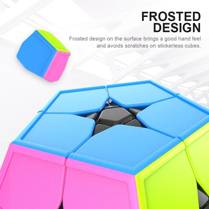 MoYu Cubing Klassenzimmer Meilong 2x2 KIBIMINX Aufkleberloser Zauberwürfel 12 Seiten Dodekaeder 2x2x2 Professionelles Lernspielzeug