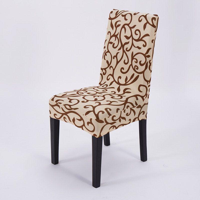 Luxurious Stretch Spandex Chair Covers For Dining Room Wedding Banquet Party Seating