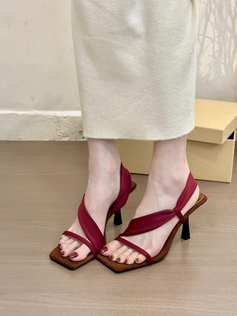 Fashion Summer Women's Fashion Slippers Open Toe Wedges Heel Slides Designer Party Dress Stripper Shoes