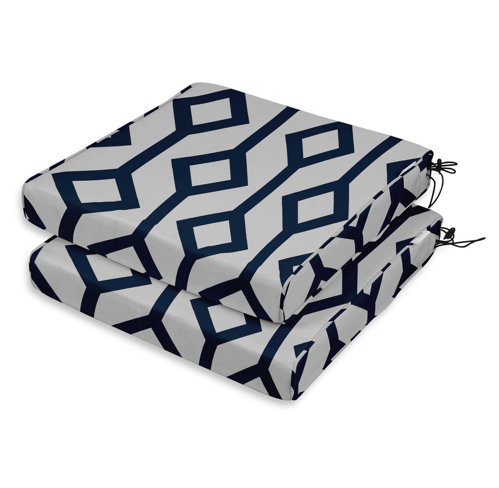 Vargottam Perfect Outdoor Indoor Square Corner Seat Cushions Water-Resistant Lounge Chair 18.5" X 16" Home Office Patio Furniture