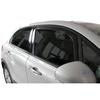 Air Deflectors - J&J AUTOMOTIVE - Fiat 500X - Smoked - Reinforced Acrylic - Easy Installation