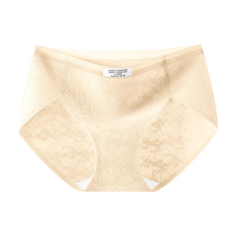 Women Summer Thin New Pure Cotton Antibacterial Crotch Seamless Triangle Briefs