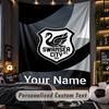 TapestrySwansea City FC Custom Name Text Personalized Wall Hanging Tapestry Home Wall Decor