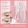 Eyebrow Trimming Set Anti-scratch Eyebrow Scraping Blade with Eyebrow Combe