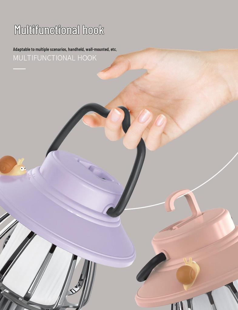 Portable Rechargeable Retro Camping Lantern - Handheld Tent Light & Creative Outdoor Atmosphere Lamp.