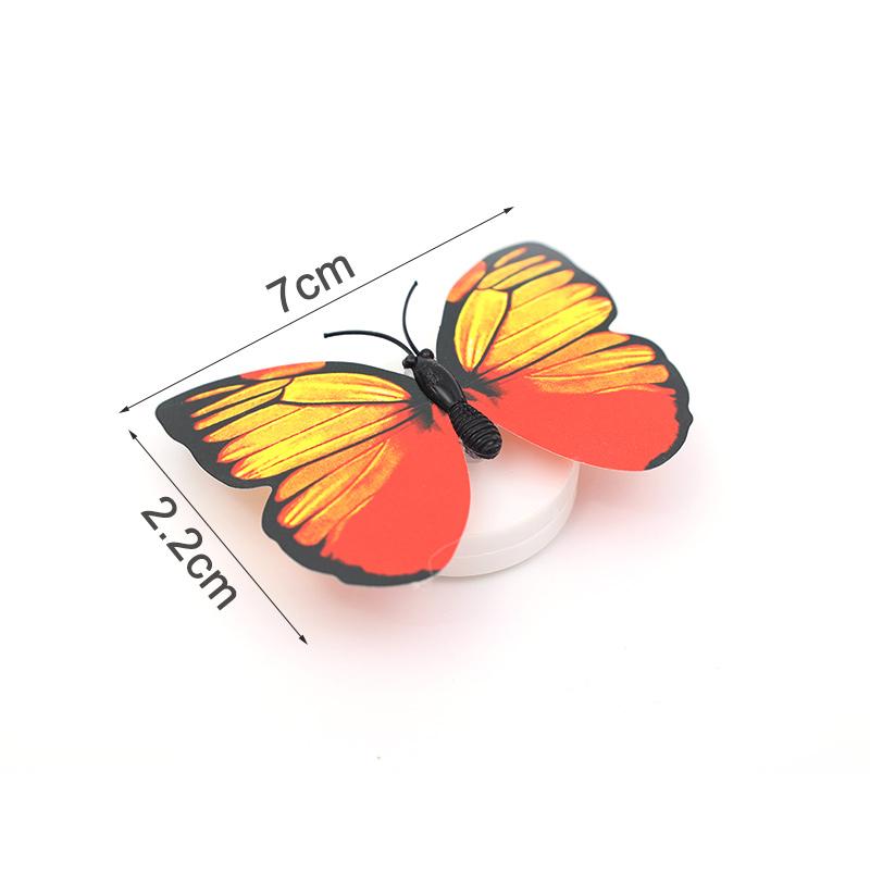 5PCS Raumdekor 3D-Schmetterling LED-Nachtlicht