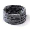 100% reiner Kaschmir, gebürstet, Unisex-Nackenschal: Vielseitiger, Modischer, Warmer und Schlichter Gestrickter Gamaschenschal.