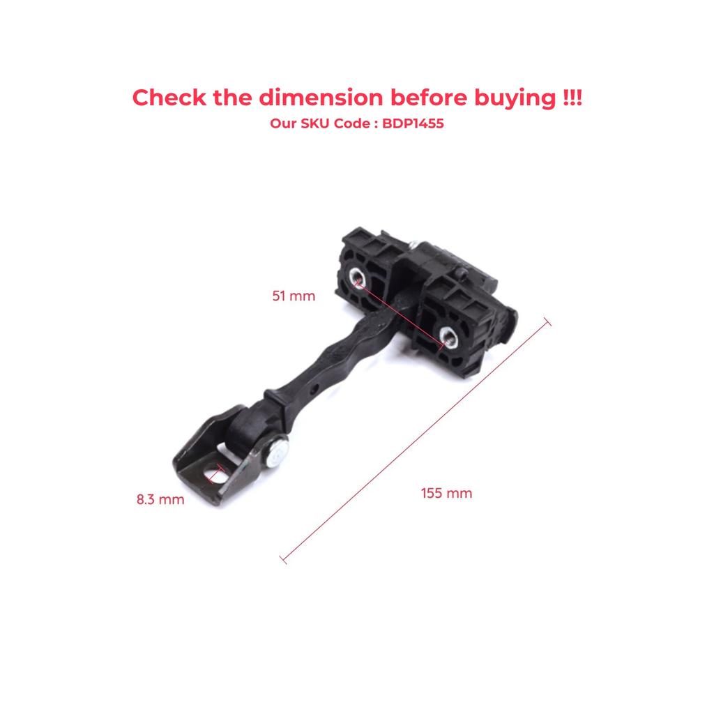 EDP1455 Rear Door Stop Check Assy Limiter Strap for Skoda Fabia MK2 5J MG 542 545 2006-2014 5J6839249D