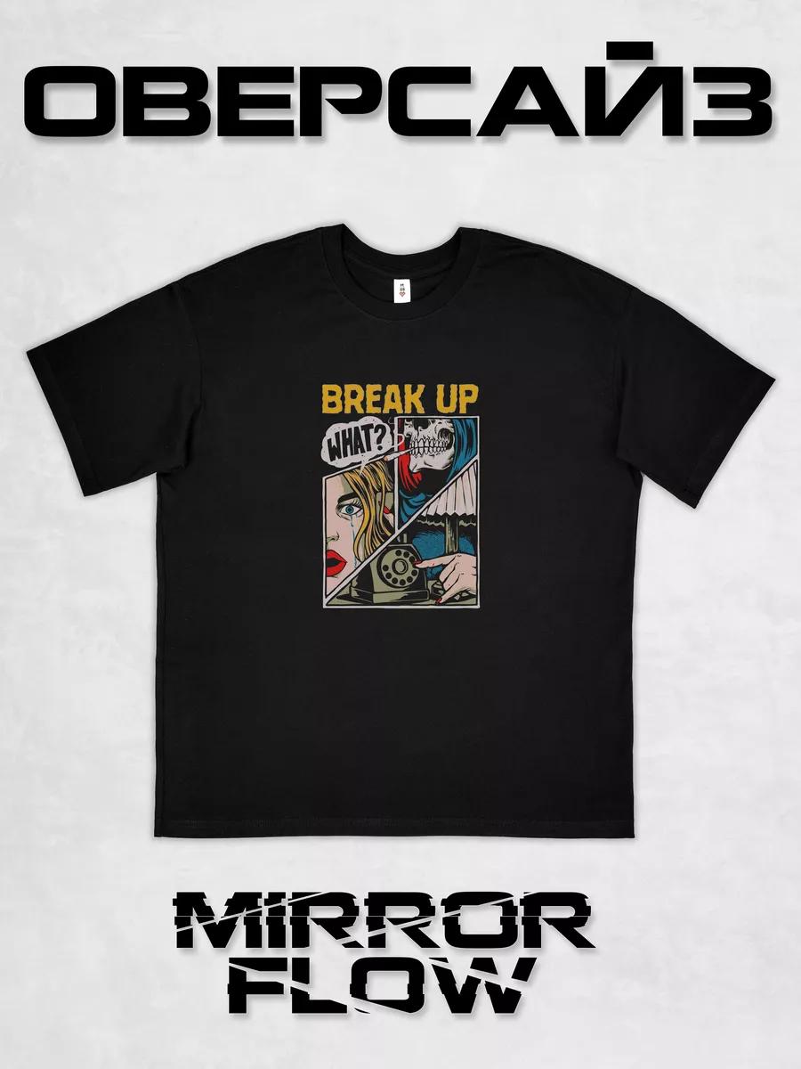 Футболка с принтом в стиле гранж Y2K 2XL