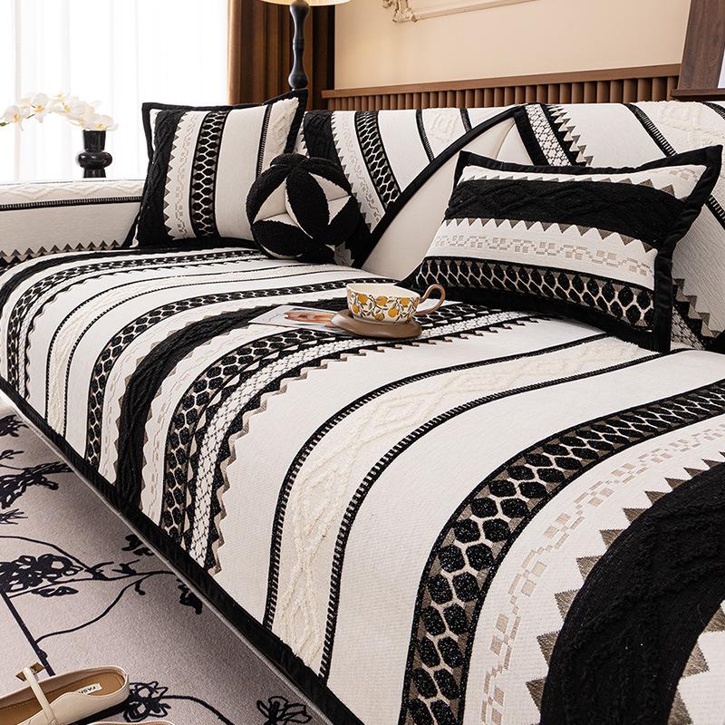 All Season Sofa Universal Sofa Mat Pad Armrest Living Room Couch Slipcover Chenille Sofa Case Anti-cat Scratch Couch Slipcovers