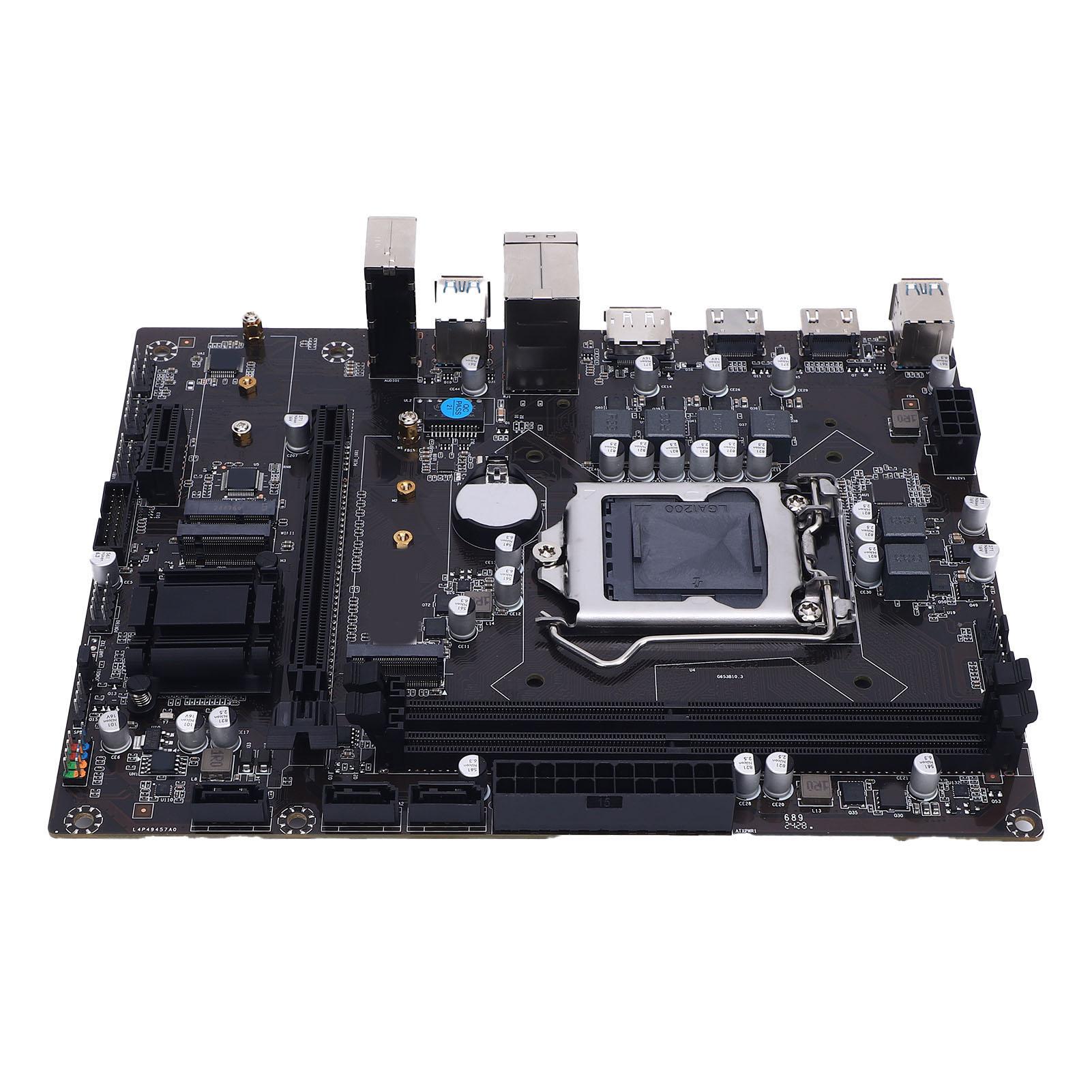 

H511 Gaming Motherboard LGA 1200 DDR4 M.2 Serial ATA3.0x3 PCIe 4 WiFi LAN ATX Computer Mainboard