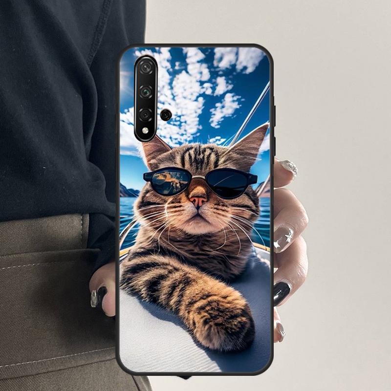 Kitted Cats Cute For Huawei Nova Y70 Y90 Y60 Y61 Y91 Y72 9 10 SE 12i 12s 11i 5T P60 Pro P20 P30 P40 Lite Case