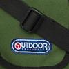 Outdoor Products Mini Pouch with Shoulder Smartphone Luminous Green Carabiner, Strap, Storage, Design, Metal-Look Zipper,