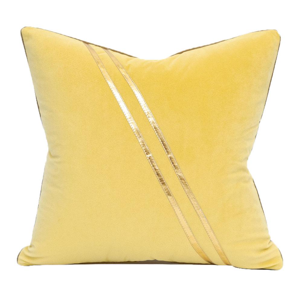 

Nordic Ins Pillow Case Dutch Velvet Striped Bedside Cushion Velvet Sofa Pillow Waist Pillow 45 * 45cm (excluding core)