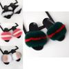 Interactive Women's Fluffy Fur Slippers Sandals Soft Lady Slides