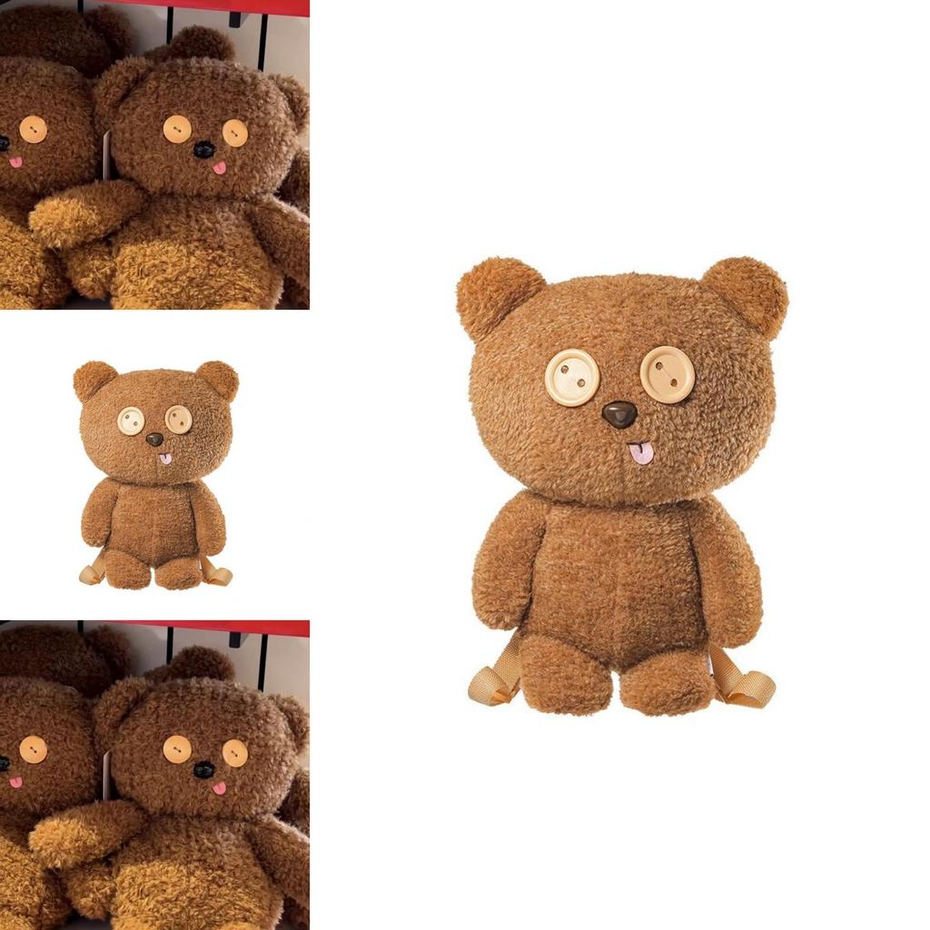 Universal Studios Cartoon Tim Bear Plush Backpack With Storage For Daily Use And Gift Ideas