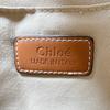 Chloe Shiny calfskin Woody Handbag linen beige Women Used