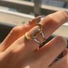 Yori 18K Gold Plated Stainless Steel Ring Collection Modern Fluid Designs for Everyday Formal Wear Durable Hypoallergenic
