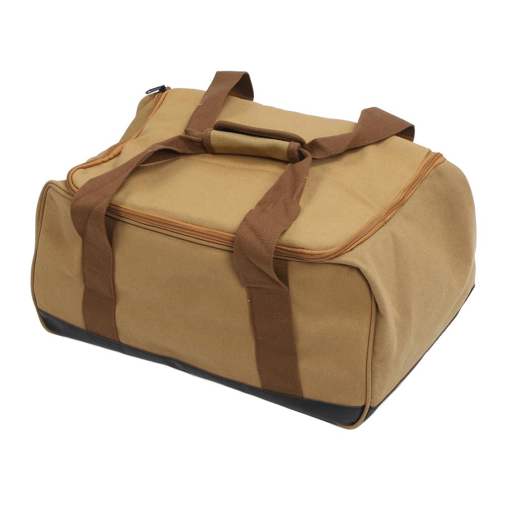Camping Storage Bag Multifunctional Outdoor Tool Bag with Removable Divider Large Capacity Quick Access Zipper Closure