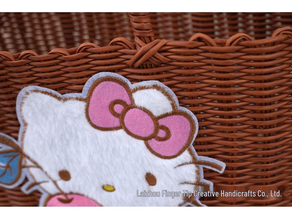 Pastoral Style Influencer Ladies Handbag: Imitation Rattan Woven Picnic & Shopping Basket Bag