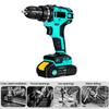 Brushless Electric Drill Cordless Hand Drill Mini Electric Screwdriver Rechargable Lithium Battery Drill with Chuck Tools 27pcs