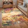 Vantage Nursery Rug Rainbow Abstract Grid Print Non Slip Washable Area Carpet for Kids Room Bedroom Playroom Home Decor