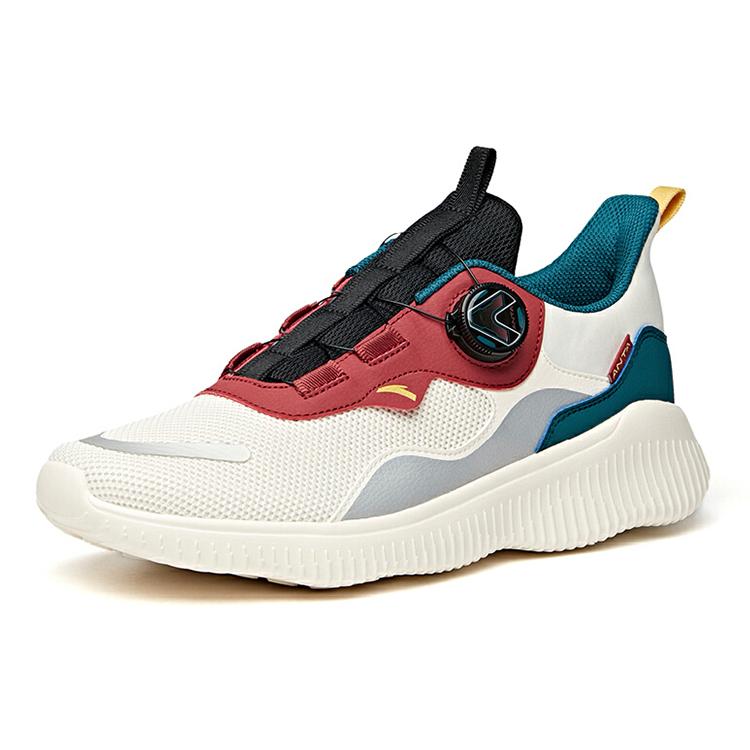 New Anta Running Collection Cushioning, Slip Resistant, And Abrasion Resistant Low Top Running Shoes Men's Velour Red 912045520-2