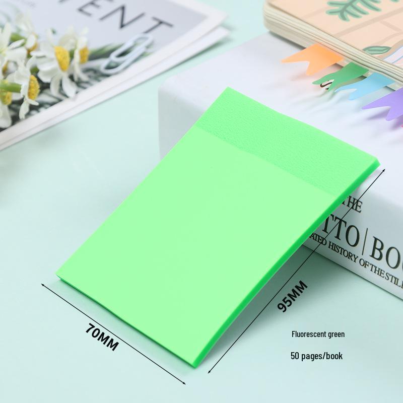 Transparent PET Morandi Sticky Notes for Students