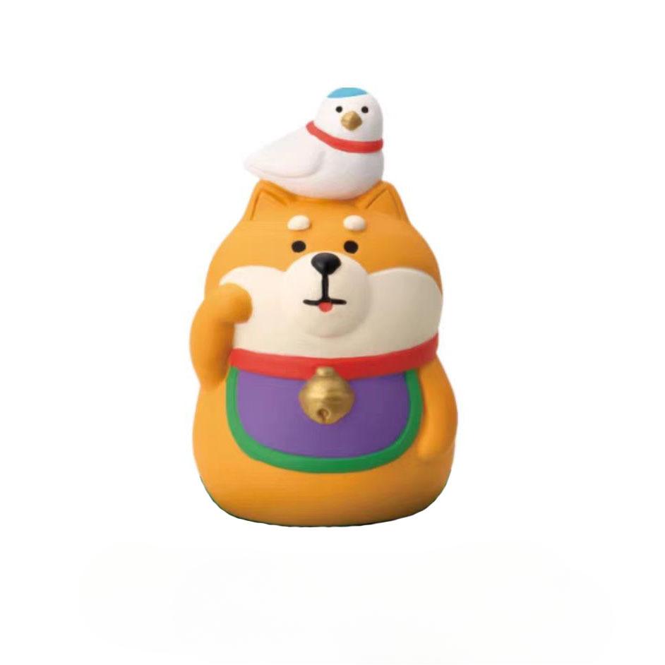 New Year Cat Mini Ornaments Lucky Cat Crafts Japanese Style Kawaii Snake Resin Figurine Creative Trendy Decorative Gifts 2025