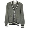 Brunello Cucinelli Green Cotton X Cashmere X Silk X Nylon Button Knit Cardigan Tops 44 Green grayUsed
