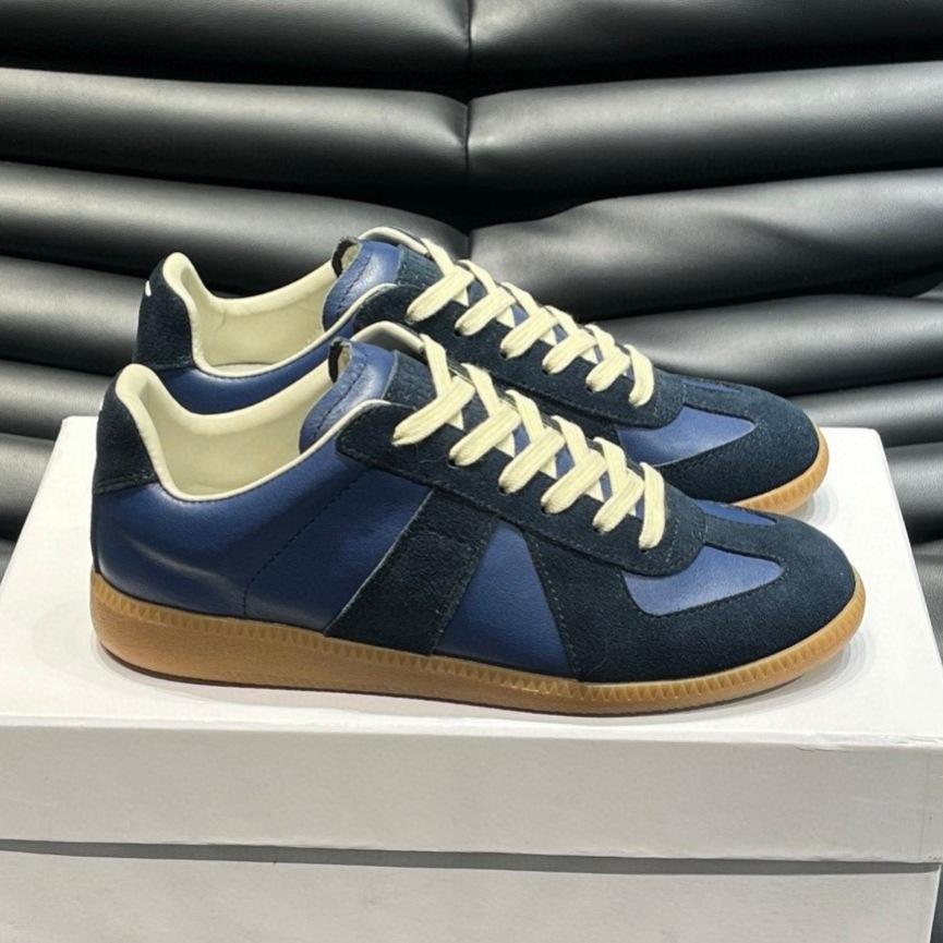 Schuhliebhaber Top Retro Weichsohlige Leder Joker Freizeit-Sneaker Riemen Flache Schuhe
