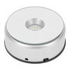 7 LED Display Turntable Base 7 Colorful Light Rotating   Display Stand for  s Glass Art