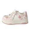 Wasteland Wind Spring and Autumn New Canvas Shoes Pink Shoes Platform Niche Sports Board Shoes