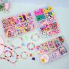 Braccialetto a Scatola a Tre Strati Decorazioni Fai-da-te, Braccialetto Fai-da-te Completo per Donne e Bambini Set di Braccialetti Fatti a Mano con Perline