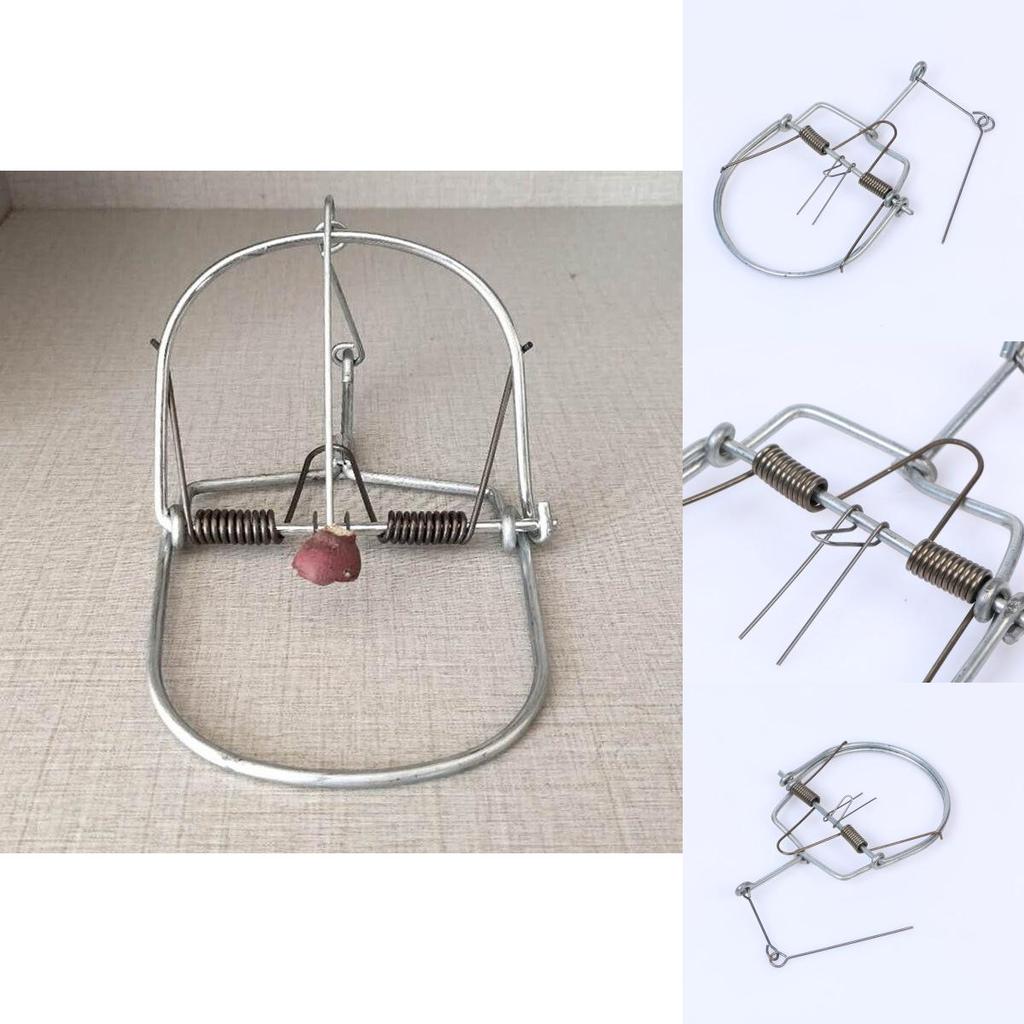 Capcană de șobolani de exterior rezistentă, capcană eficientă de fier pentru șoareci pentru uz casnic