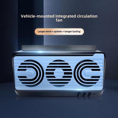 Solar-Powered Car Exhaust and Ventilation Fan for Interior Cooling