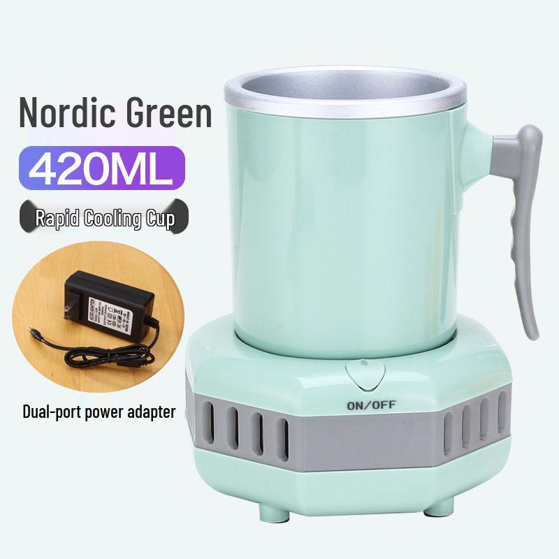 Portable Rapid Cooling Cup - Quick Chill Student Drinkware for Dorm or Office
