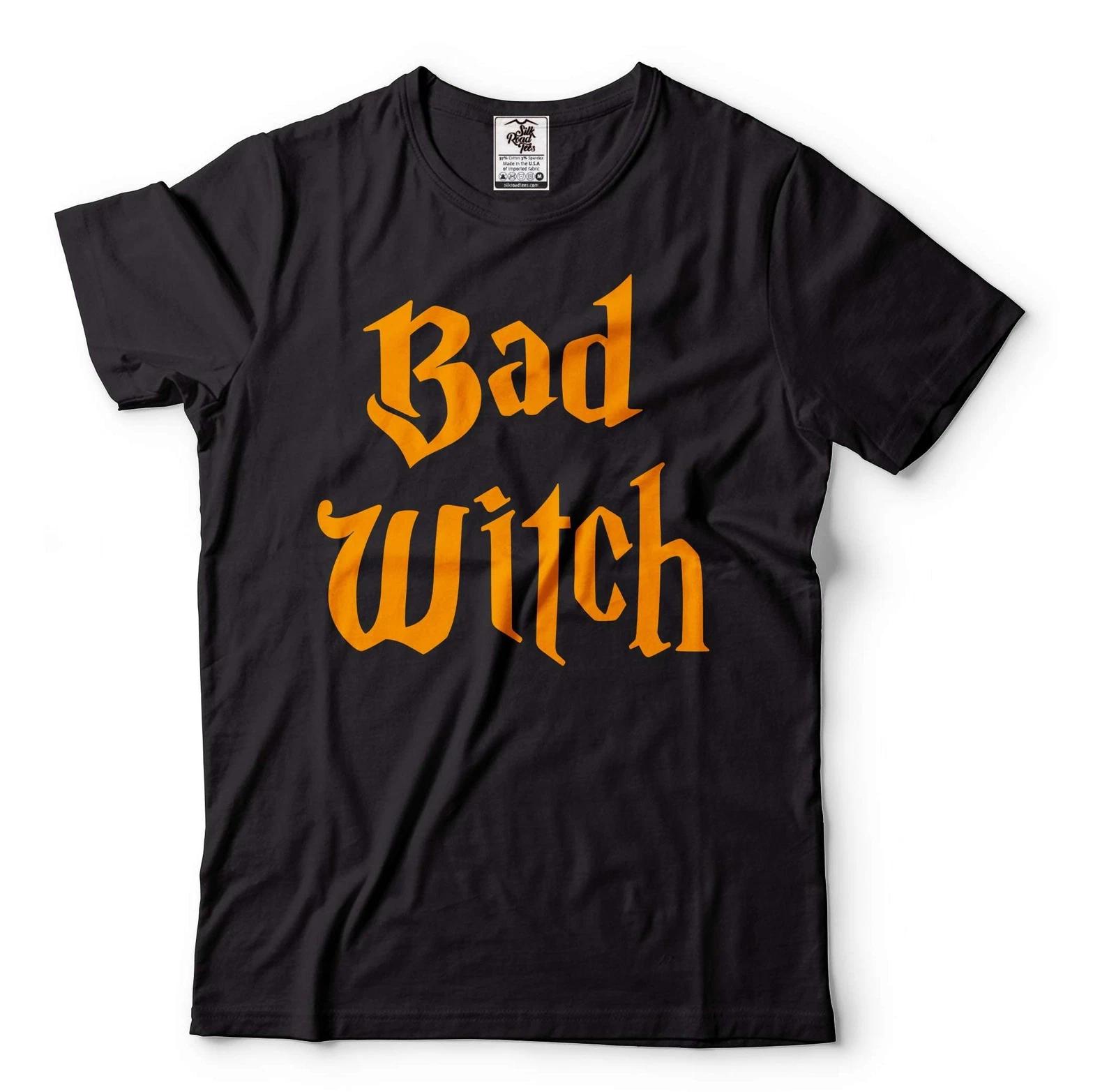 Bad Witch Shirt Halloween Funny Costume Halloween Gifts Halloween Party Shirt 3XL