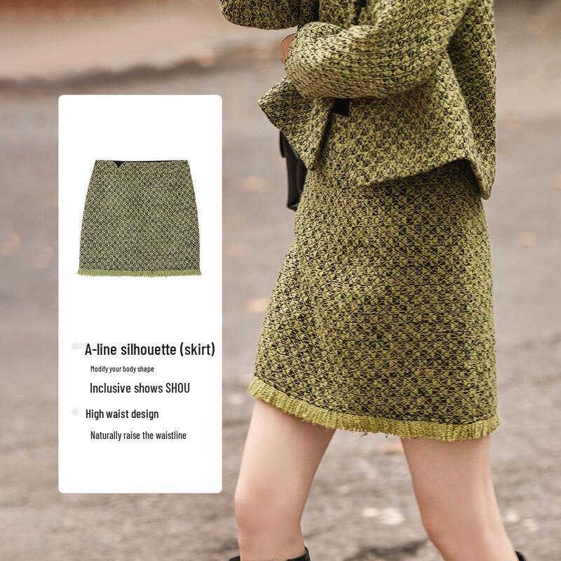 Elegant Winter Two-Piece Skirt Set