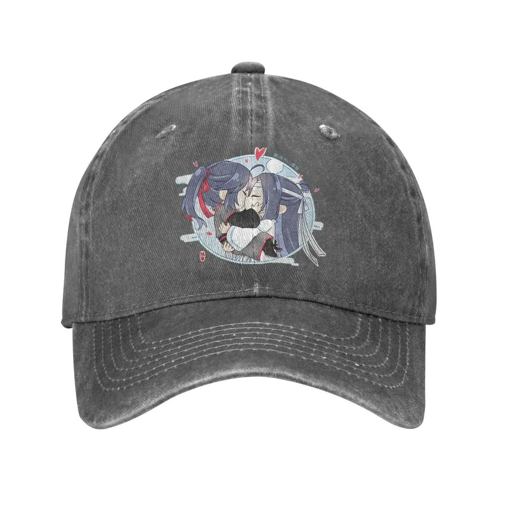 Lan Zhan X Wei Wuxian Sun Baseball Cap Mo Dao Zu Shi  Fashion Couple Women Design Running Hippie Baseball Caps Birthday Present