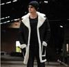 Men's Shearling Faux Leather Overcoat - Winter 2021 Collection