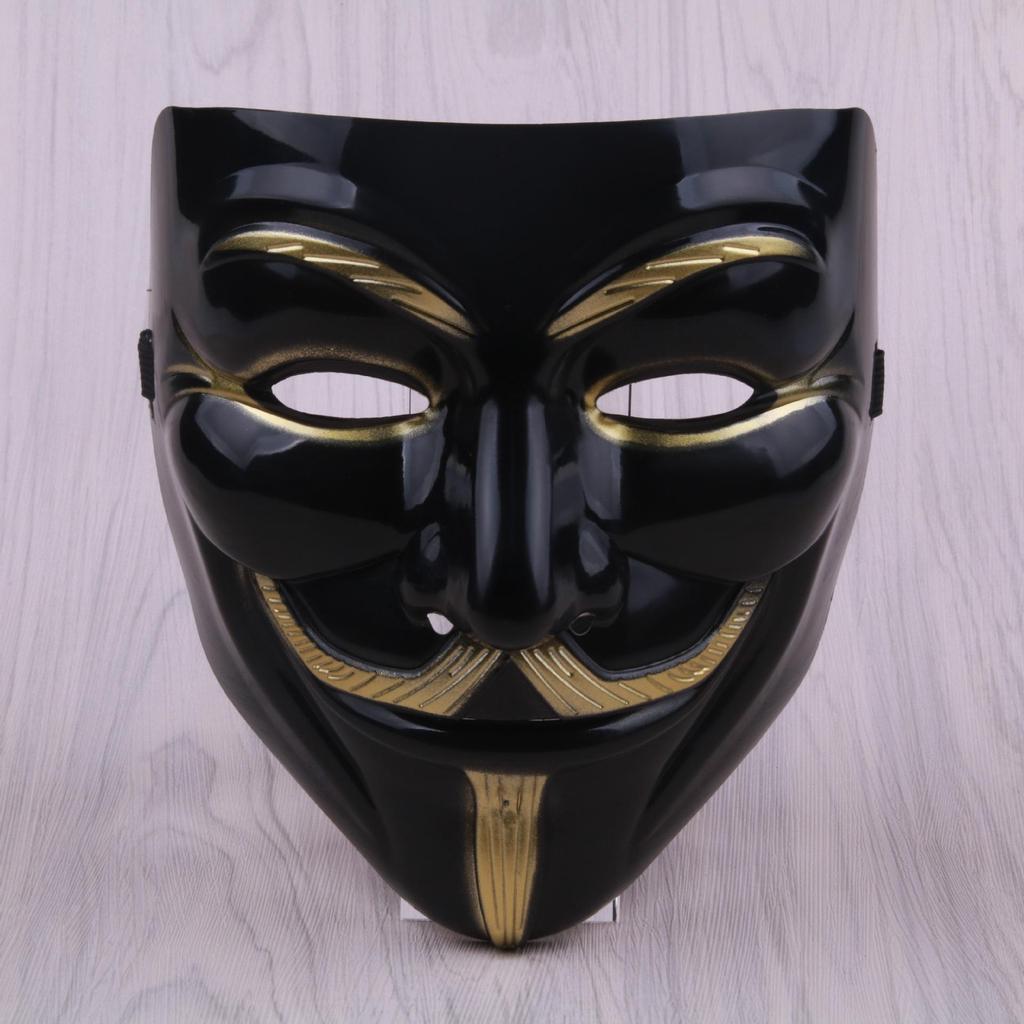Halloween V Mask Masquerade Full Face Hacker Street Dance Mask for Men
