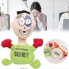 Vtipná panenka s nápisem "Udeř mě" a křikem, Panenka proti stresu "Udeř mě", Boxerská hračka Kreativní