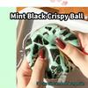 Mint Dark Chocolate Handmade Ball Anti Stress Squeeze Sensory Fidget Mint Black Crispy Ball Stress Relief Simulate Sensory