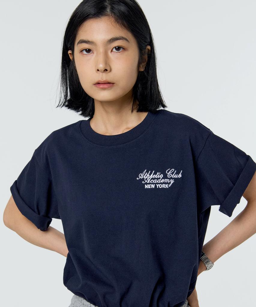 PAPERBOY Nyc Academy Short Sleeve T-Shirt - Navy
