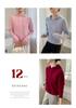 Damen Kaschmir Kapuzenpullover - Herbst/Winter Weicher Einfarbiger Langarmpullover